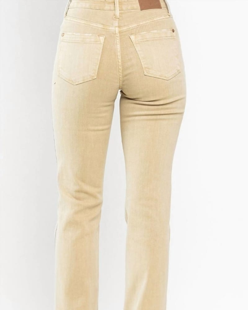 Tan bootcut jeans hot sale